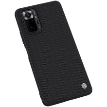 Заредете изображение във визуализатора на галерията – Nillkin Textured Case rugged cover with gel frame and nylon on the back Xiaomi Redmi Note 10 Pro black - TopMag
