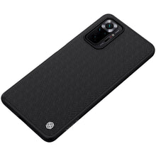Заредете изображение във визуализатора на галерията – Nillkin Textured Case rugged cover with gel frame and nylon on the back Xiaomi Redmi Note 10 Pro black - TopMag
