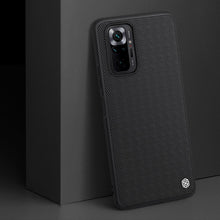 Заредете изображение във визуализатора на галерията – Nillkin Textured Case rugged cover with gel frame and nylon on the back Xiaomi Redmi Note 10 Pro black - TopMag
