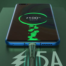 Заредете изображение във визуализатора на галерията – Proda Quark pro 3in1 USB cable - Lightning / USB Type C / micro USB 5A 1.2m black (PD-B59th) - TopMag
