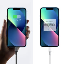 Заредете изображение във визуализатора на галерията – Ugreen fast charging cable USB Type C - Lightning (MFI certified) chip C94 Power Delivery 1m black (US387 20304) - TopMag
