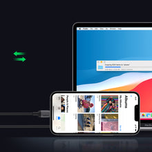 Заредете изображение във визуализатора на галерията – Ugreen fast charging cable USB Type C - Lightning (MFI certified) chip C94 Power Delivery 1m black (US387 20304) - TopMag
