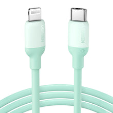 Заредете изображение във визуализатора на галерията – Ugreen fast charging cable USB Type C - Lightning (MFI certified) chip C94 Power Delivery 1m green (US387 20308) - TopMag
