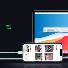 Заредете изображение във визуализатора на галерията – Ugreen fast charging cable USB Type C - Lightning (MFI certified) chip C94 Power Delivery 1m green (US387 20308) - TopMag
