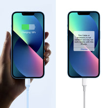 Заредете изображение във визуализатора на галерията – Ugreen fast charging cable USB Type C - Lightning (MFI certified) chip C94 Power Delivery 1m blue (US387 20313) - TopMag
