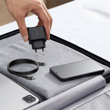 Заредете изображение във визуализатора на галерията – Ugreen USB Type C charger 25W Power Delivery + USB Type C cable 2m black (50581) - TopMag

