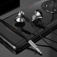 Заредете изображение във визуализатора на галерията – Dudao Metal Wired Earbuds 3.5mm Mini Jack Gray (X2C-Gray) - TopMag
