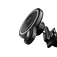 Заредете изображение във визуализатора на галерията – Dudao Magnetic Car Holder Inductive Qi Charger 15W (MagSafe Compatible) Black (F13) - TopMag
