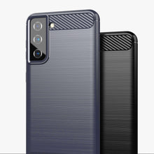 Заредете изображение във визуализатора на галерията – Carbon Case Flexible Cover Sleeve for Samsung Galaxy S21 FE black - TopMag
