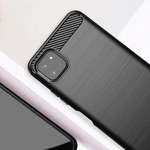 Заредете изображение във визуализатора на галерията – Carbon Case Flexible TPU Cover for Samsung Galaxy A22 5G black - TopMag
