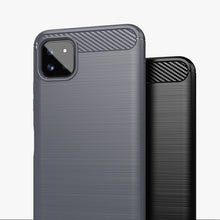Заредете изображение във визуализатора на галерията – Carbon Case Flexible TPU Cover for Samsung Galaxy A22 5G black - TopMag
