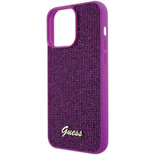 Заредете изображение във визуализатора на галерията – Guess Disco Metal Script case for iPhone 15 Pro Max - pink
