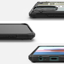 Заредете изображение във визуализатора на галерията – Ringke Fusion X Design durable PC Case with TPU Bumper for Xiaomi Redmi Note 10 / Redmi Note 10S black (Cross) (XDXI0030) - TopMag

