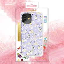 Заредете изображение във визуализатора на галерията – Kingxbar Blossom case decorated with original Swarovski crystals iPhone 12 mini multicolour (Lily) - TopMag
