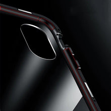 Заредете изображение във визуализатора на галерията – Wozinsky Full Magnetic Case Full Body Front and Back Cover with built-in glass for Samsung Galaxy A72 4G black-transparent - TopMag
