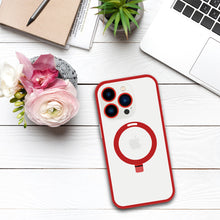Заредете изображение във визуализатора на галерията – Tel Protect Magical Magsafe Stand Case for Iphone 14 Pro red
