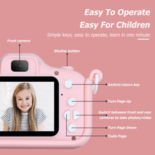 Заредете изображение във визуализатора на галерията – Digital camera for children C9 Cat pink
