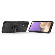 Заредете изображение във визуализатора на галерията – Ring Armor Case Kickstand Tough Rugged Cover for Samsung Galaxy A32 4G black - TopMag
