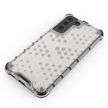 Заредете изображение във визуализатора на галерията – Honeycomb Case armor cover with TPU Bumper for Samsung Galaxy S21 FE blue - TopMag
