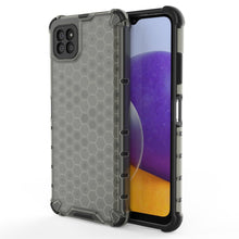 Заредете изображение във визуализатора на галерията – Honeycomb Case armor cover with TPU Bumper for Samsung Galaxy A22 5G black - TopMag
