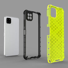 Заредете изображение във визуализатора на галерията – Honeycomb Case armor cover with TPU Bumper for Samsung Galaxy A22 5G black - TopMag
