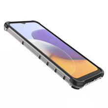 Заредете изображение във визуализатора на галерията – Honeycomb Case armor cover with TPU Bumper for Samsung Galaxy A22 5G transparent - TopMag
