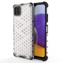 Заредете изображение във визуализатора на галерията – Honeycomb Case armor cover with TPU Bumper for Samsung Galaxy A22 5G transparent - TopMag
