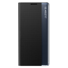 Заредете изображение във визуализатора на галерията – Sleep Case Bookcase Type Case with Smart Window for Samsung Galaxy S21 FE black - TopMag

