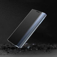 Заредете изображение във визуализатора на галерията – Sleep Case Bookcase Type Case with Smart Window for Samsung Galaxy S21 FE black - TopMag
