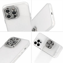 Заредете изображение във визуализатора на галерията – Liquid Glitter Camera Case for Iphone 14 Pro transparent
