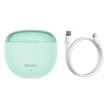 Заредете изображение във визуализатора на галерията – Baseus Encok W2 waterproof IPX4 wireless Bluetooth 5.0 TWS earphones blue (NGW2-03) - TopMag
