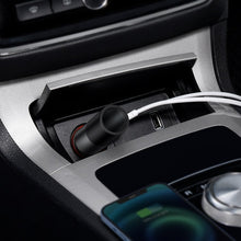 Заредете изображение във визуализатора на галерията – Baseus Share Together USB / USB Type C / cigarette lighter socket car charger 120W Quick Charge Power Delivery gray (CCBT-C0G) - TopMag
