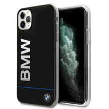 Заредете изображение във визуализатора на галерията – Etui BMW BMHCN65PCUBBK iPhone 11 Pro Max 11 6,5" czarny/black hardcase Signature Printed Logo - TopMag
