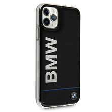 Заредете изображение във визуализатора на галерията – Etui BMW BMHCN65PCUBBK iPhone 11 Pro Max 11 6,5" czarny/black hardcase Signature Printed Logo - TopMag
