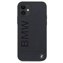 Заредете изображение във визуализатора на галерията – Etui BMW BMHCP12SSLLNA iPhone 12 mini 5,4" granatowy/navy hardcase Signature Logo Imprint - TopMag
