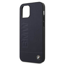 Заредете изображение във визуализатора на галерията – Etui BMW BMHCP12SSLLNA iPhone 12 mini 5,4" granatowy/navy hardcase Signature Logo Imprint - TopMag
