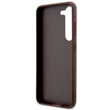 Заредете изображение във визуализатора на галерията – Guess GUHCS23SP4RPSW S23 S911 brown/brown hardcase 4G Printed Stripe
