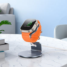 Заредете изображение във визуализатора на галерията – HOCO charging holder for iWatch HD7 Pleasing metal gray
