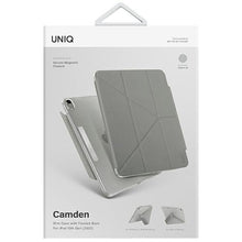 Заредете изображение във визуализатора на галерията – Uniq case Camden iPad 10 gen. (2022) grey/grey fossil Antimicrobial
