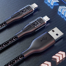 Заредете изображение във визуализатора на галерията – Fast charging cable 30W 1m USB - Lightning Dudao L22L - gray
