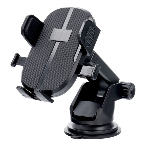 Car phone holder for windshield / center console XK024 black (adjustable handle arm)