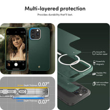 Заредете изображение във визуализатора на галерията – Spigen CYRILL KAJUK MAG MAGSAFE IPHONE 15 PRO FOREST GREEN
