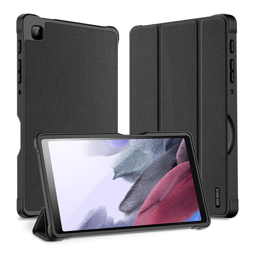DUX DUCIS Domo Tablet Cover with Multi-angle Stand and Smart Sleep Function for Samsung Galaxy Tab A7 Lite (T220 / T225) black - TopMag