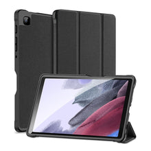 Заредете изображение във визуализатора на галерията – DUX DUCIS Domo Tablet Cover with Multi-angle Stand and Smart Sleep Function for Samsung Galaxy Tab A7 Lite (T220 / T225) black - TopMag

