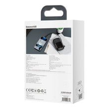 Заредете изображение във визуализатора на галерията – Baseus Qpow powerbank 20000mAh USB / USB Type C / built-in Lightning 20W Quick Charge cable SCP AFC FCP black (PPQD-H01) - TopMag

