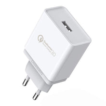 Заредете изображение във визуализатора на галерията – Ugreen CD122 Quick Charge 3.0 Quick Charge 3.0 18W 3A USB Wall Charger White (10133) - TopMag
