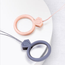 Заредете изображение във визуализатора на галерията – Silicone lanyard for the phone diamond ring pendant for a finger red - TopMag
