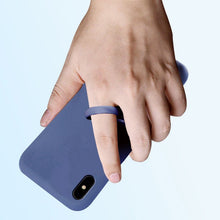 Заредете изображение във визуализатора на галерията – Silicone lanyard for the phone diamond ring pendant for a finger dark blue - TopMag

