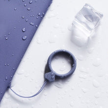 Заредете изображение във визуализатора на галерията – Silicone lanyard for the phone diamond ring pendant for a finger dark blue - TopMag
