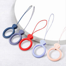 Заредете изображение във визуализатора на галерията – Silicone lanyard for the phone diamond ring pendant for a finger mint - TopMag
